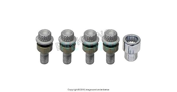 M14 X 1.5 Pernos de rueda cónica 50 mm Aleación /& Bloqueo Ajuste Porsche Boxster 987 986