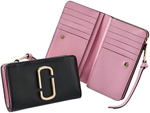 Amazon Marc Jacobs マークジェイコブス 財布 二つ折り L字ファスナー スナップショット Snapshot ダブルj ダストマルチ 二つ折り財布 M 0032 003 並行輸入品 財布