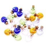 2ml Small Mini Glass Bottles Jars with Cork