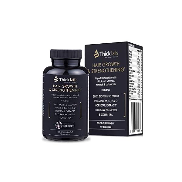 ThickTails-Hair-Growth-Vitamins-Supplement-For-Women-With-Thinning-Hair-Due-to-Menopause-And-Stress-Anti-Hair-Loss-Regrowth-Tablets-With-Biotin-Saw-Palmetto-Horsetail-DHT-Blocker-1-Month-Supply ThickTails Hair Growth Vitamins Supplement - For Women With Thinning Hair Due to Menopause And Stress. Anti Hair Loss…