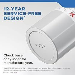 Kidde Fire Extinguisher for Boats, Single-Use 5BC