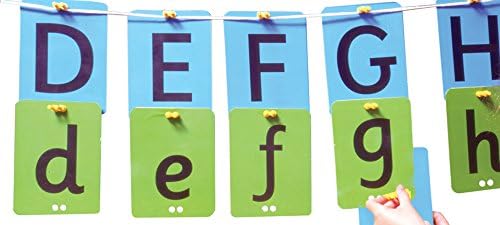 Inspirational Classrooms 3050702 "Alphabet Washing Line Upper and Lower Case Educational Toy