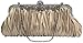 PULAMA 1920s Crossbody Bag for Women, Vintage Evening Clutch Purse Wallet, Coffee