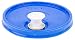 Hudson Exchange Lid with Spout and Gasket for 3.5, 5, 6, and 7 gal Buckets, HDPE, Blue primary