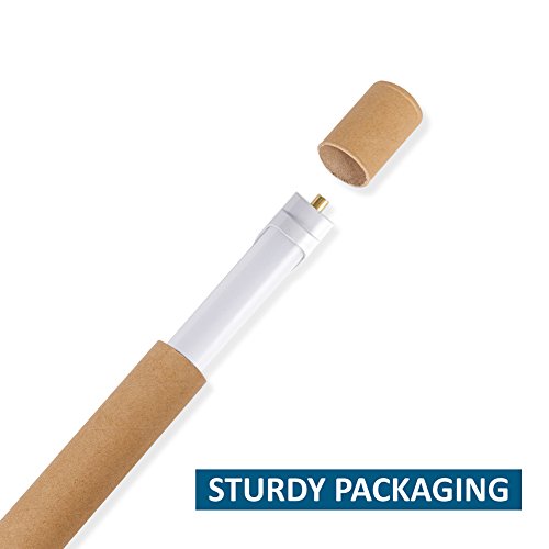 image for (Pack of 12) Barrina T8 T10 T12 LED Light Tube, 8ft, 44W (100W Equival