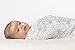 SwaddleDesigns Cotton Muslin Swaddle Blankets, Set of 4, Pastel Blue Elephant Starshine