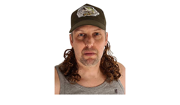 Big Bass USA Blonde Mullet Hat 