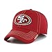 OTS NFL San Francisco 49ers Men's Start Line Center Stretch Fit Hat, Team Color, Large/X-Large