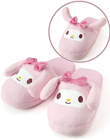 Amazon Co Jp Grl サンリオコラボ マイメロディ 耳ぴょこぴょこ スリッパ グレイル ホビー 通販