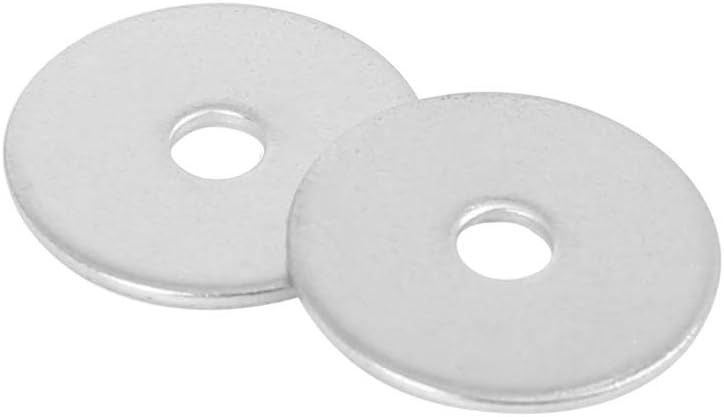 X AUTOHAUX 55pcs M4 x 20x1.2mm Stainless Steel Flat Washer Car Fastener Gaskets - Image 5