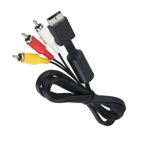 Fivetech 6FT RCA TV Cable AV Lead Sound Video for Sony Playstation 2 3 PS2 PS3