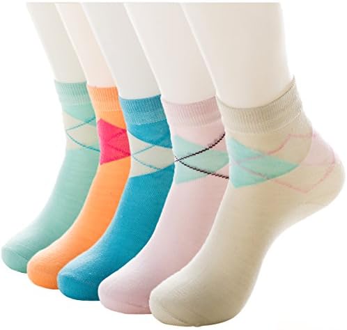 VITOO Women’s Socks（5-pack） (Medium, Color-1)