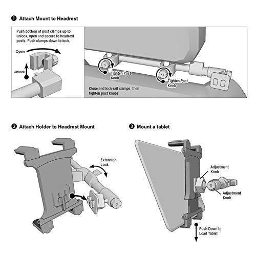 6 Premium+Passenger+Universal+Headrest+Vibration+Free