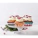 250 Pack Christmas Party Supplies Standard Paper Cupcake Liners Holders Toppers Wrappers Disposable Baking Cups Muffin Liners for Christmas Party Decoration