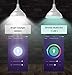 Smart Bulb,Wi-Fi Smart Led Light Bulb (100W Equivalent) Compatible Amazon Alexa Google Home,App&Voice Controlled Party Bulbs Color Changing Dimmable Night Light Wake Up Lights(e26/e27) - 2 Pack
