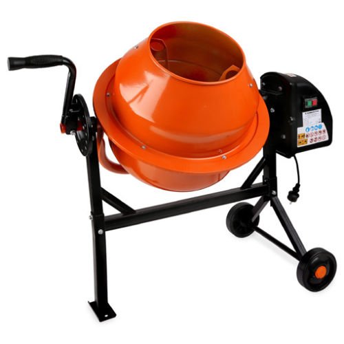 hormigón y mortero con tambor de 65 L de volumen