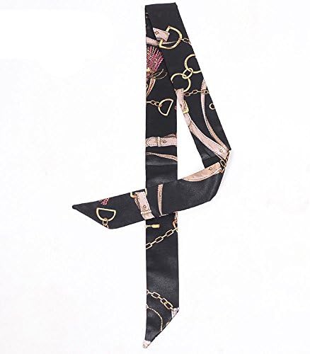 New Chic Fashion Fabric Art Decor Women Lady's Twilly Bag Tied Handle Small Ribbon Scarf