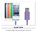 RND Power Solutions Power Solutions Apple Certified Lightning to USB 1.5Ft Cable for Iphone (XS, Max, XR, X, 8, Plus, 7, Plus, 6, Plus, 6S, Plus) Ipad (Pro, Air, Mini) and iPod (1.5 Feet/.5 Meter/Purple)