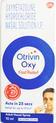 Exportmart Otrivin Oxt Fast Relief Adult Nasal Sprey for Blocked Nose 10ml (1 x 10ml) at Amazon