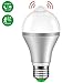 Motion Sensor Light Bulb,Minger 9W Smart PIR LED Bulbs, Auto On/Off Night Lights for Stairs, Garage, Corridor, Walkway, Yard, Hallway, Patio, Carport (E26/E27,730lumen,Cold White)