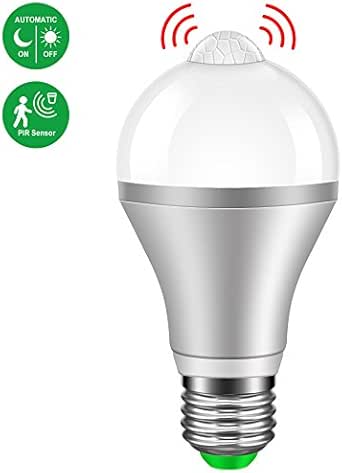 Smart Motion Sensor Light Bulb, Minger 9W PIR LED Bulbs, Auto On/Off