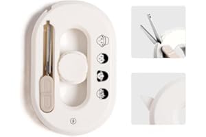 3-in-1 Rotating Fidget Tool: Ceramic Utility Knife, Retractable Scissors & Stress Reliever for Office, School, and Package Op