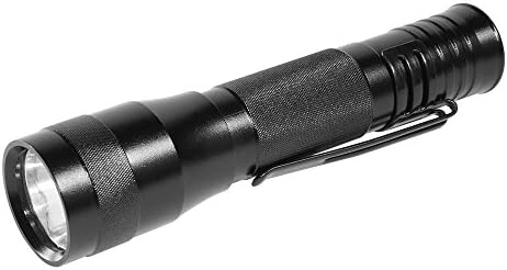 KENO 50Lm Mini Flashlight CREE XP-G2 R5 Cree LED Lamp Light Belt Clip Torch Penlight Waterproof IPX7 Tactical Pocket Torch Light with Clip (WITHOUT BATTERY) for Hiking Camping Outdoor Sports-1 pack