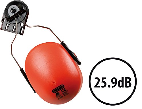 Oregon Yukon Kettensägen-Sicherheitshelm mit Gehörschutz und Netzvisier (562412), Orange, Einheitsgröße – Bild 4