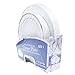 EDI 40 Pack Premium Disposable Plastic plates (20 Dinner + 20 Salad plates) White/Silver Rim (1)