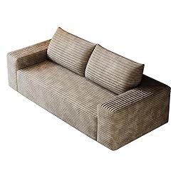 3 Seater Couch for Living Room, 71.3 INCH Fluffy