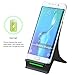 IVSO Fast Wireless Charger Dual-Coil Qi Wireless Charge Stand - Compatible with All Standard Qi-Enabled Devices (Black)
