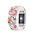AIWELL Compatible for Fit bit Charge 2 Bands,Silicone Adjustable Replacement Sport Strap Printed Bands with Classic Buckle for Fit bit Charge2 HR,Fit bit Charge 2 Accessories Wristbands