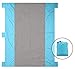 Large Outdoor Blanket with Durable Nylon - Huge Beach Mat with Four Anchor
