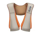 WOWYES dolphin massager electric massage stick shoulder neck waist leg beat massage hammer body multi-functional home (red-2)