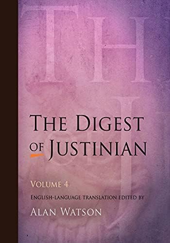 Amazon.com: The Digest of Justinian, Volume 1: 9780812220339