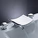 Greenspring Two Handle Widespread Bathroom Sink Faucet Tub Waterfall Faucets Chrome Stainless Steel Spout