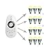 LGIDTECH FUT019 Miboxer 9W LED Light Bulb WW+CW Warm White+Cool White Color Dual White CCT Temperature Adjustable,Memory Function