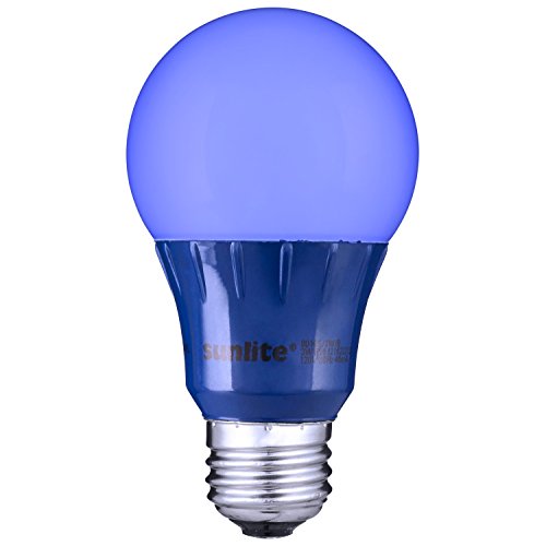 Sunlite Blue LED A19 Light Bulb (uses only 3 Watts!)