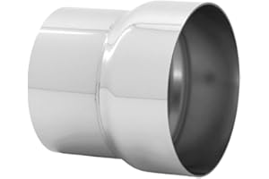 A ABIGAIL Universal 3.5" OD to 4" OD Exhaust Pipe Adapter Connector Reducer 304 Stainless Steel 3.5 Inch to 4.0 Inch 3 1/2”OD to 4.0” OD kit