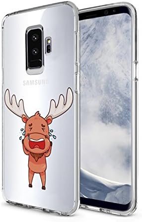 Crying Galaxy S9 PlusCase Replacement Cover for Girls, Scratch Resistant Bumper Case Soft Touch Flexible TPU Impact Protection Cover Shockproof Back Cover Non Slip Personalized Case(cryingbaby)