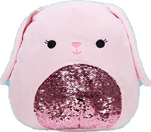 Squishmallow Kellytoy 12" Easter A Collection Plush Doll (12" Bop The Pink Bunny Sequin)