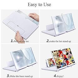 Screen Magnifier for Cell Phone, LXUNYI 3D HD 14in