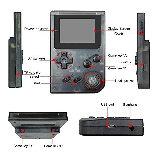 Goolsky Retro Game Console 32 Bit Portable Mini Handheld Game Players Classic Games Best Gift for Kids Built-in 169 Games for GBA - Thumbnail 4