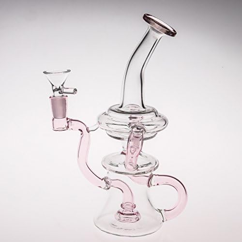 Glass 14.4mm Joint (7.8'' High,Pink1)