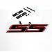 Yoaoo 1x OEM Grille Ss Emblem Badge 3D Compatible with Zl1 1LE Series Grill Red Frame Ss Red Line
