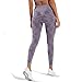 WodoWei Women’s High Waisted Camo Seamless Leggings 7/8 Length Workout Yoga Pants (W426-lavender Grey-S)thumb 3