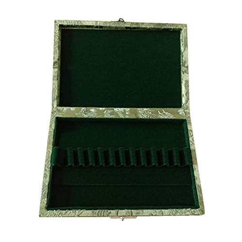 image for Loghot Wooden Silk Oboe Reed Case Holder Box Protector for 12pcs Oboe 