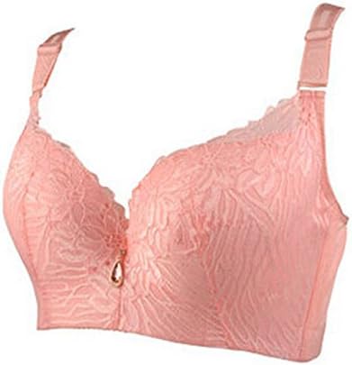 Stephomcook E F Large Cup Push Up Bra Lace Plus Size Bras Women Sexy Intimate Female Underwear Big BH Pink 38 85