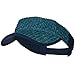 Straw Trucker Visor - Blue