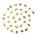 Fonder Mols Pink and Gold Glitter Star Paper Garland for Baby Shower First Birthday Decorations Nursery Decor(Set of 4)